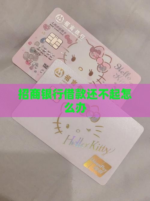 招商银行借款还不起怎么办