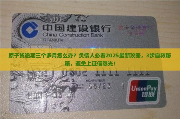 原子贷逾期三个多月怎么办