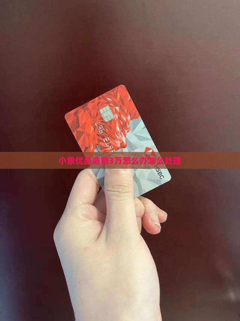 小象优品逾期3万怎么办