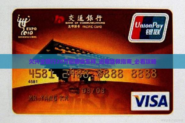 欠兴业银行20万逾期会怎样