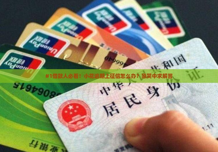 #1借款人必看！小花逾期上征信怎么办？急哭中求解答