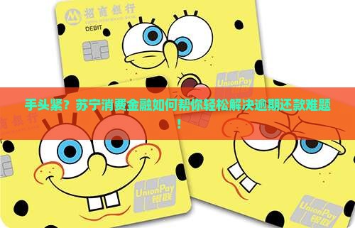 手头紧？苏宁消费金融如何帮你轻松解决逾期还款难题！
