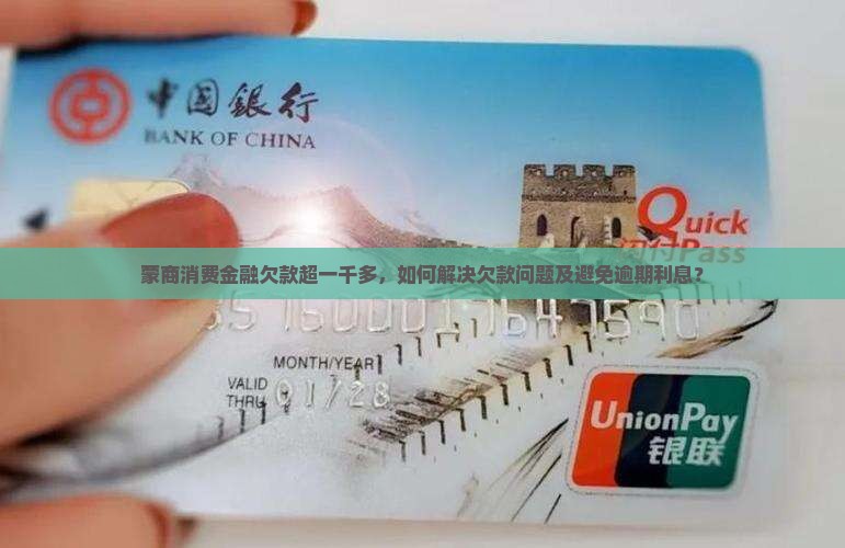 蒙商消费金融欠款超一千多，如何解决欠款问题及避免逾期利息？