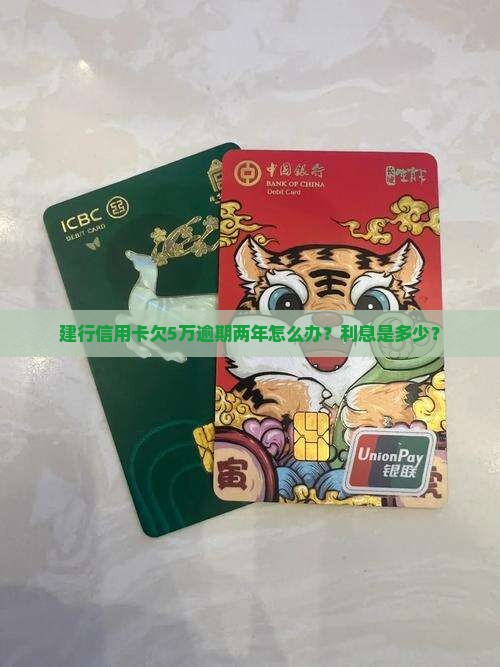 建行信用卡欠5万逾期两年怎么办？利息是多少？