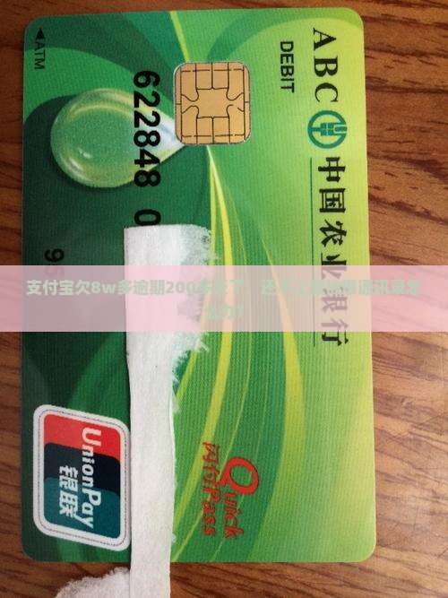 支付宝欠8w多逾期200多天了，还不上款被爆通讯录怎么办？