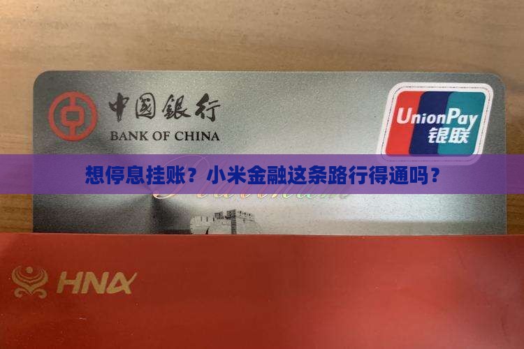 想停息挂账？小米金融这条路行得通吗？