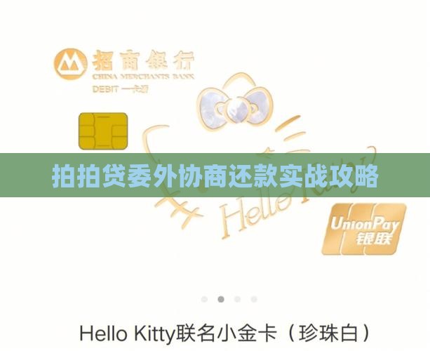 拍拍贷委外协商还款实战攻略