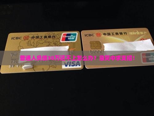 普通人负债30万还不上怎么办？急哭中求支招！