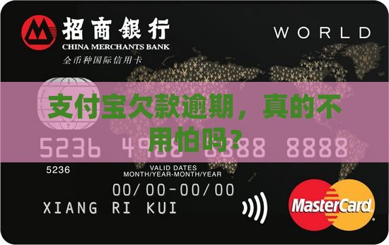 支付宝欠款逾期，真的不用怕吗？
