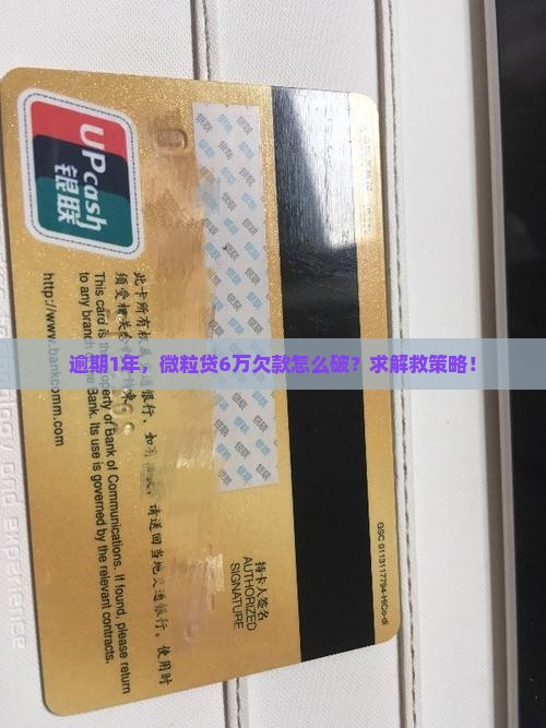 逾期1年，微粒贷6万欠款怎么破？求解救策略！