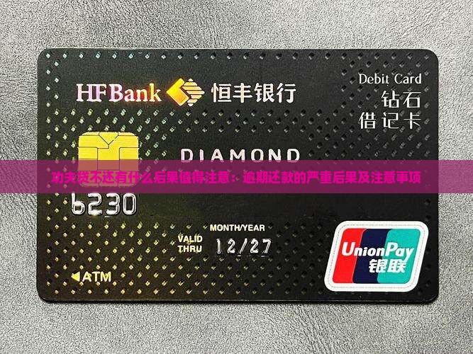 功夫贷不还有什么后果值得注意：逾期还款的严重后果及注意事项