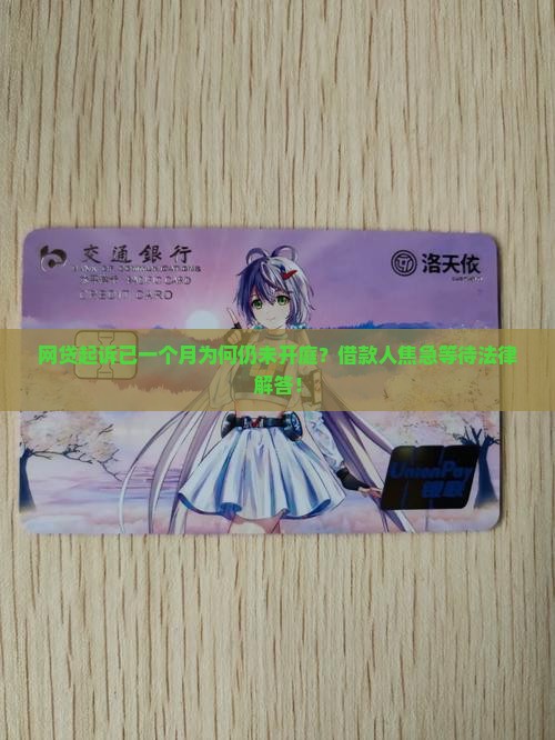 网贷起诉已一个月为何仍未开庭？借款人焦急等待法律解答！