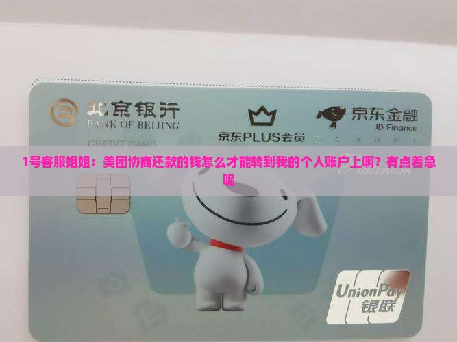 1号客服姐姐：美团协商还款的钱怎么才能转到我的个人账户上啊？有点着急呢