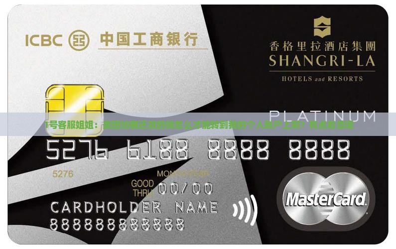 1号客服姐姐：美团协商还款的钱怎么才能转到我的个人账户上啊？有点着急呢