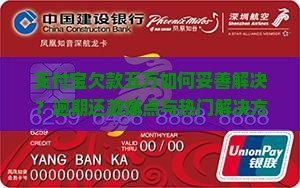 支付宝欠款五万如何妥善解决？逾期还款痛点与热门解决方案！