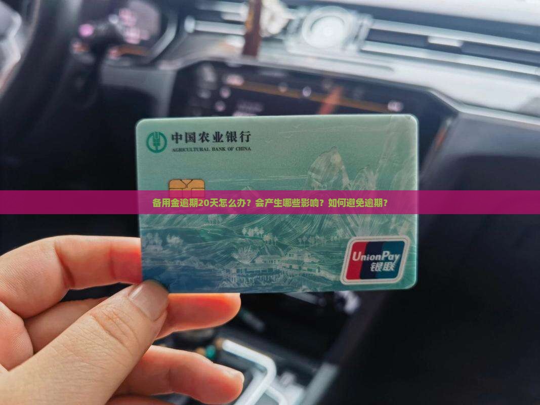 备用金逾期20天怎么办？会产生哪些影响？如何避免逾期？
