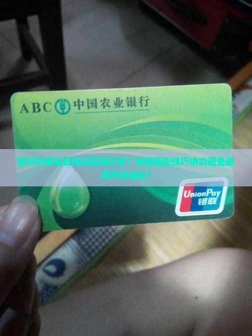 如何协商金融免息延期还款？掌握哪些技巧纳功避免逾期罚息困扰？