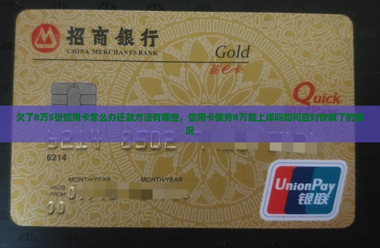 欠了8万5张信用卡怎么办还款方法有哪些，信用卡债务8万能上岸吗如何应对快疯了的情况