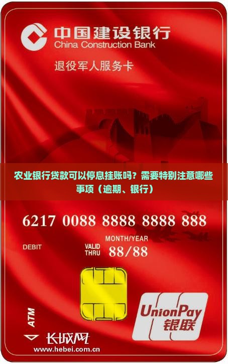 农业银行贷款可以停息挂账吗？需要特别注意哪些事项（逾期、银行）