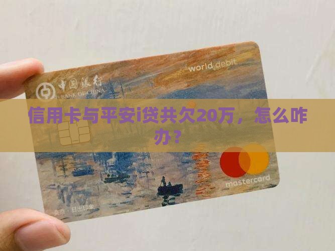 信用卡与平安i贷共欠20万，怎么咋办？