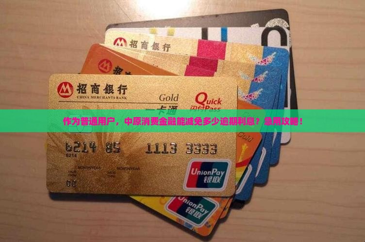 作为普通用户，中原消费金融能减免多少逾期利息？急用攻略！