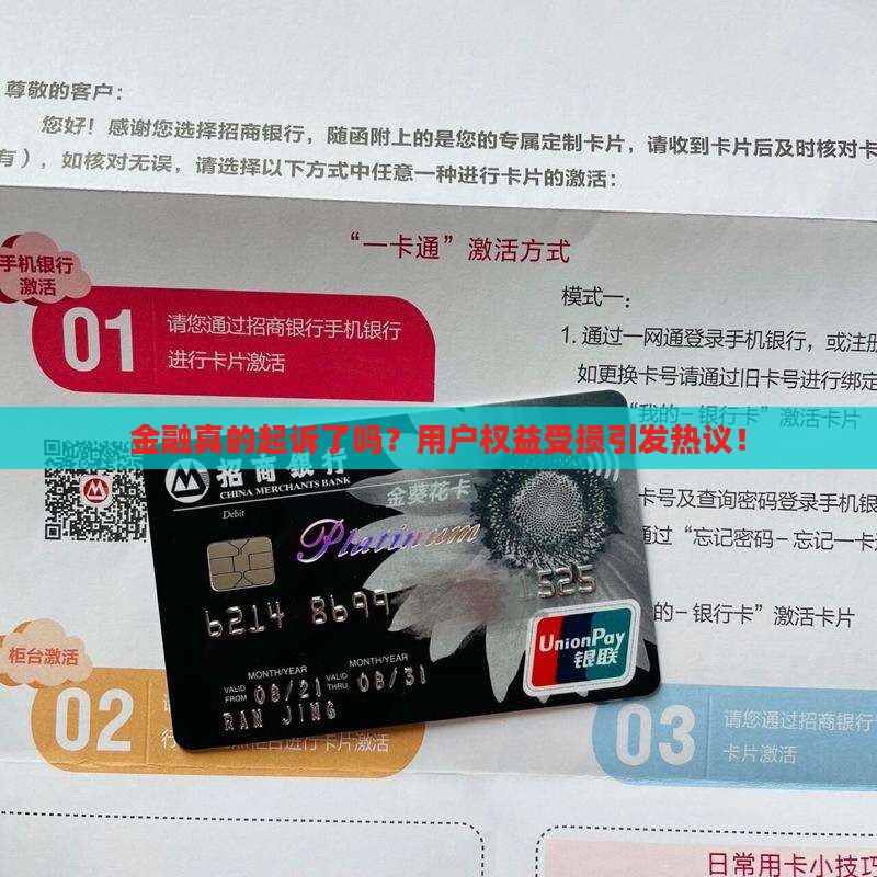 金融真的起诉了吗？用户权益受损引发热议！