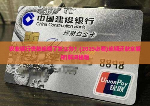 农业银行贷款逾期了怎么办还款方式有哪些