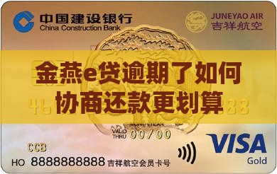 金燕e贷逾期了怎么协商还款更划算