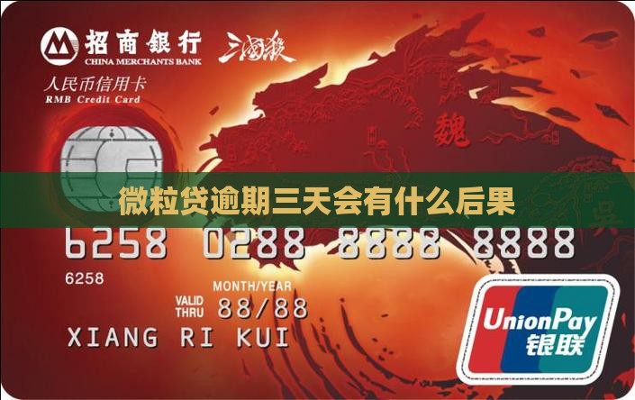 微粒贷逾期3天上门会有什么后果