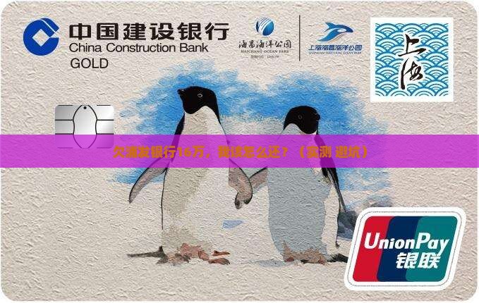 欠浦发银行16万万用金如何归还