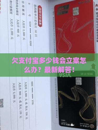 欠支付宝多少钱会立案怎么办