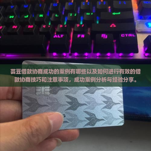 芸豆借款协商成功的案例有哪些