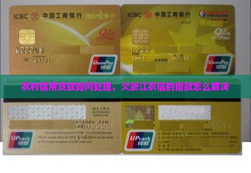 欠浙江农信的借款如何处理