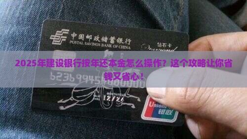 建设银行按年还本金怎么操作