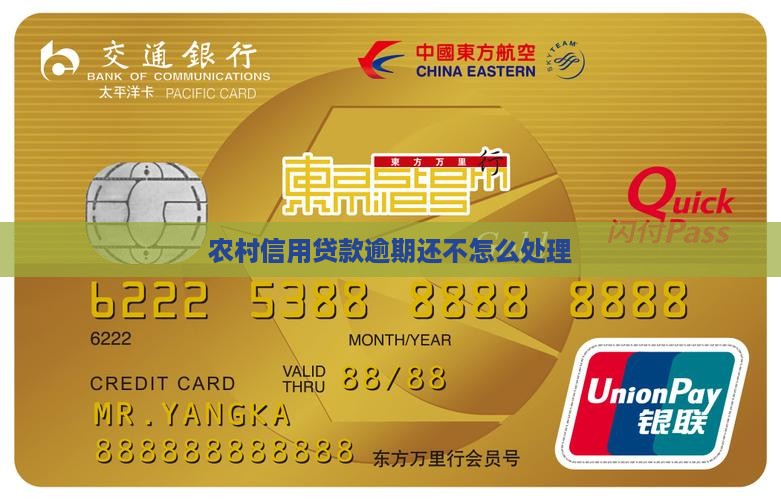 江西农信信用贷款逾期会怎么处理