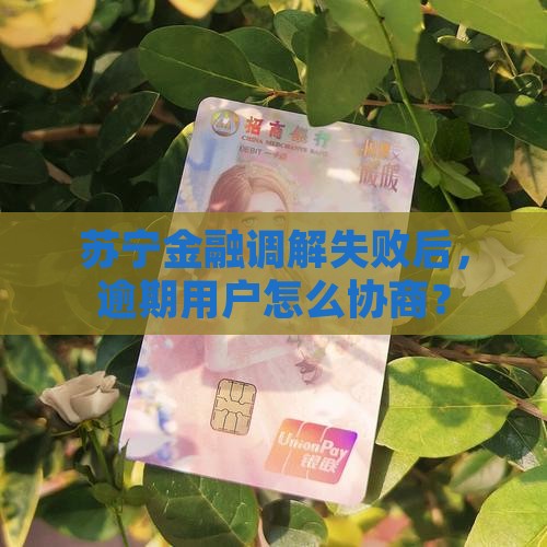 苏宁金融调解失败后该如何处理