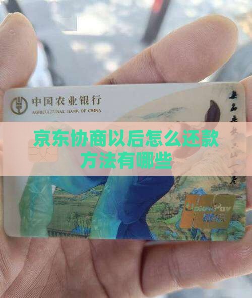 京东白条协商以后怎么还款方法有哪些