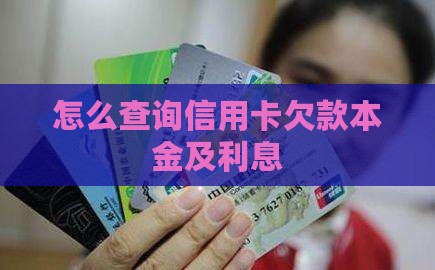 怎么查询信用卡欠款本金及利息