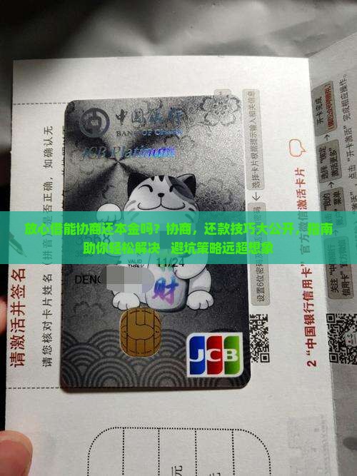 放心借能协商还本金吗