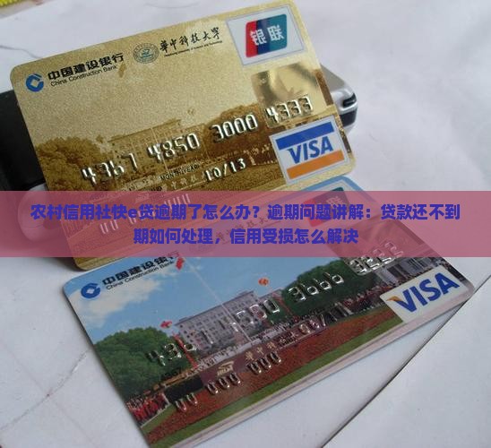 农村信用社的快e贷逾期了怎么办