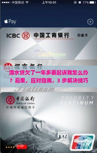 滴水贷欠了一年多要起诉我怎么办