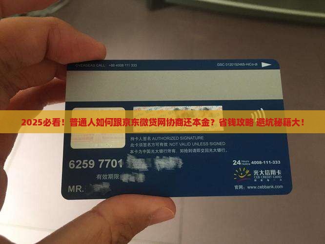 京东微贷网如何协商还本金金额