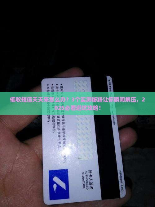 催收一直发短信怎么办呀
