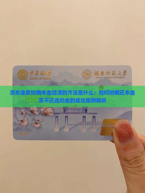 京东金条协商本金结清的方法是什么：如何协商还本金及不还违约金的成功案例解析