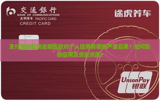 支付宝微粒贷逾期还款对个人信用有哪些严重后果？如何影响信用及贷款资质？