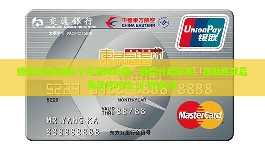 捷信贷款逾期5个月如何处理：能否分期还款、逾期还款后果及应对找上门的办法