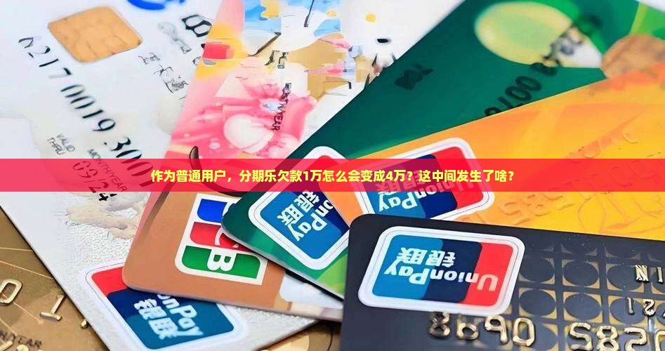 作为普通用户，分期乐欠款1万怎么会变成4万？这中间发生了啥？