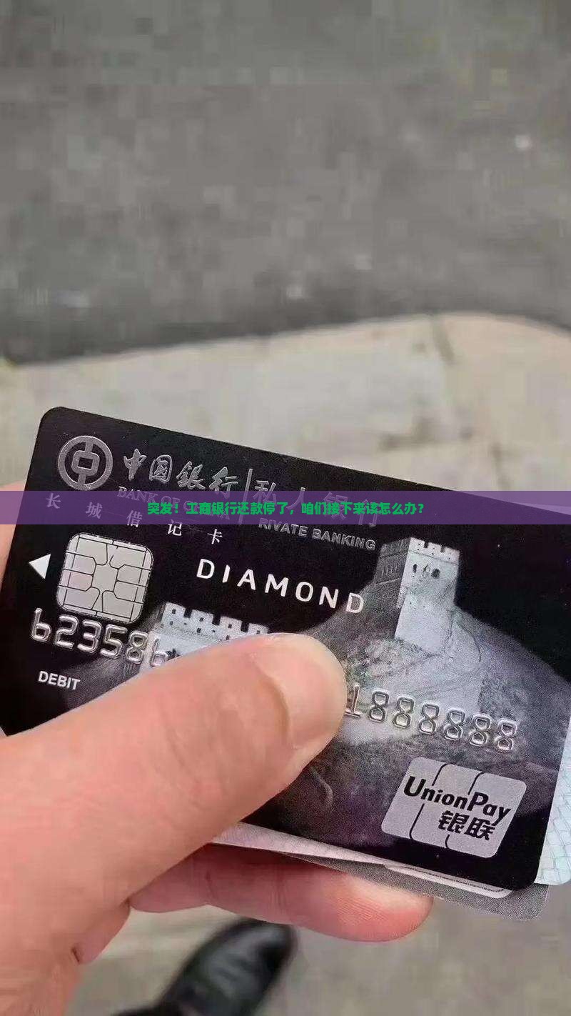 突发！工商银行还款停了，咱们接下来该怎么办？