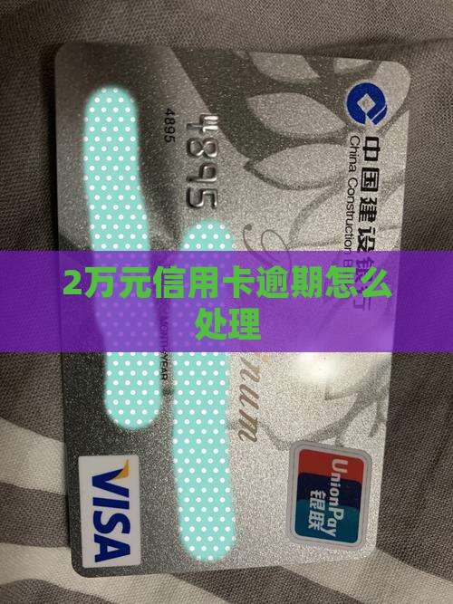 2万元信用卡逾期怎么处理
