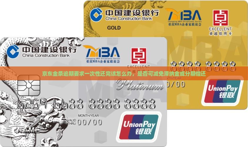 京东金条逾期要求一次性还完该怎么办，是否可减免滞纳金或分期偿还